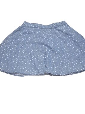 Forever 21 Light Blue Chambray Polka Dot Mini Skirt Size S